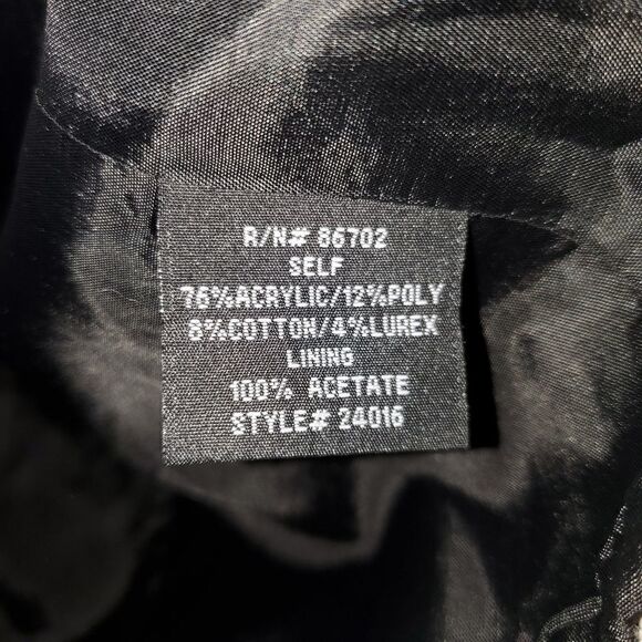 Cynthia Max pastel tweed blazer jacket L - Picture 4 of 6